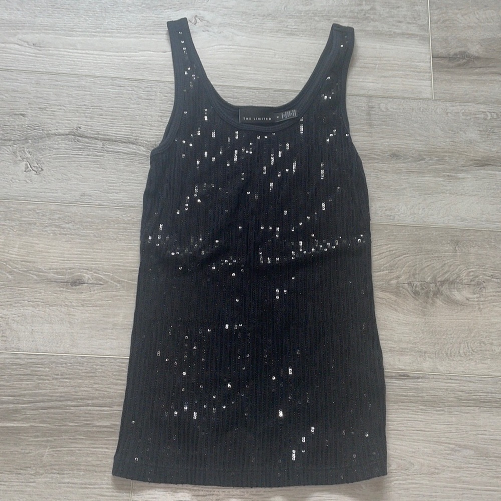 The Limited black tank top Medium